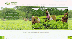 Desktop Screenshot of hanumanteatime.com